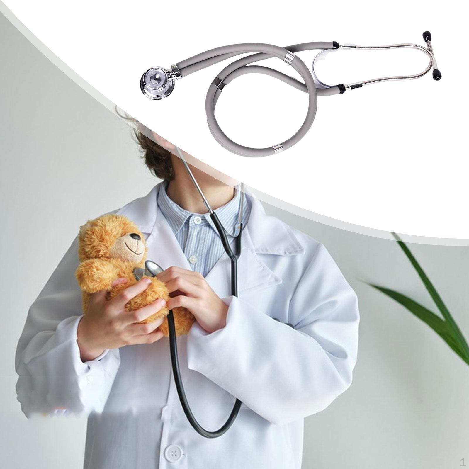 

Іграшковий медичний стетоскоп із подвійною трубкою. Набір для дошкільної роботи. Рольовий набір. Уявіть лікаря