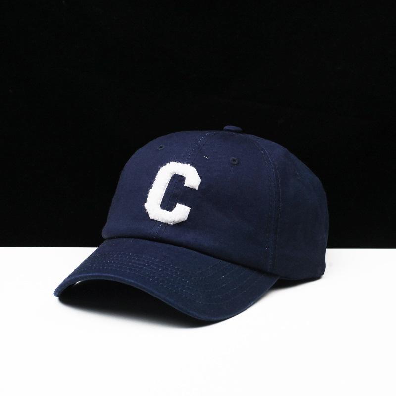 Letter Baseball Cap for Women In Summer New Style Curved Korean Style Showing Face Small Sun Protection Couple Baseball Cap for Men