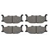 1/2 Pairs Front and Rear Motorcycle Brake Pads For YAMAHA STREET BIKES XS-V1 Sakura XV XVS 1100 1300 V-Star W-M Tourer MOTO Part