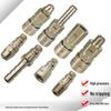 C-Type Pneumatic Quick Connector for Air Compressors and Oxygen Hoses