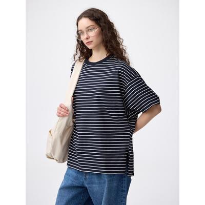 Dolmanärmel-Streifen-T-Shirt