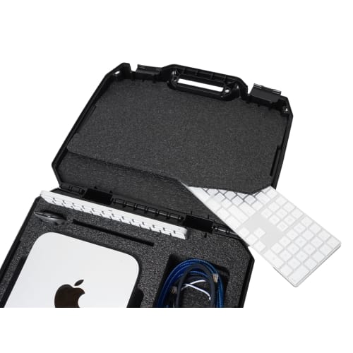 Case Club Hardside Carrying Case - Apple Mac Studio, Magic Keyboard & Accessories - Rugged Lockable Travel & Storage Case