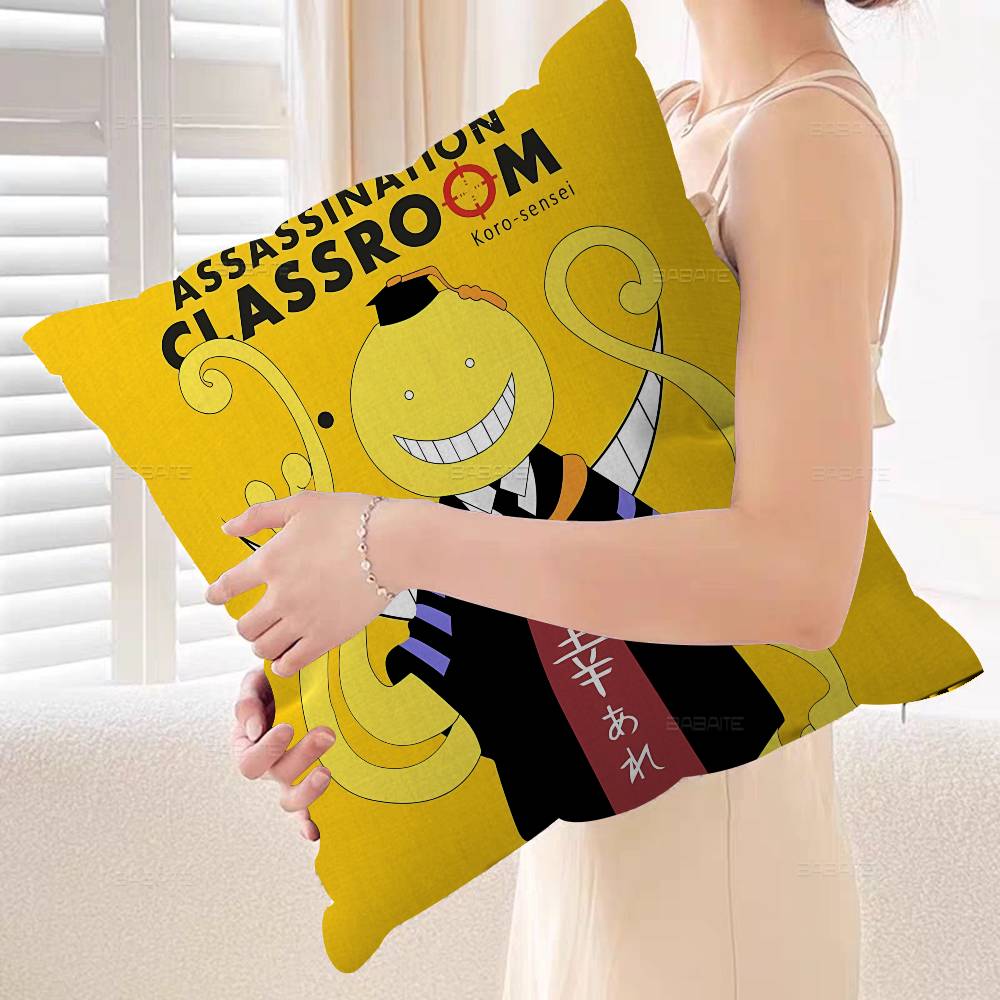 Assassination Classroom Cushion Cover Decorative Pillow Sofa Home Decor case pillow cases