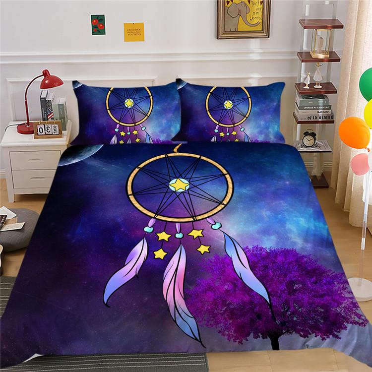 Dream Catcher 3D Digital Printing Bedding Two Or Three-Piece Set Polyester