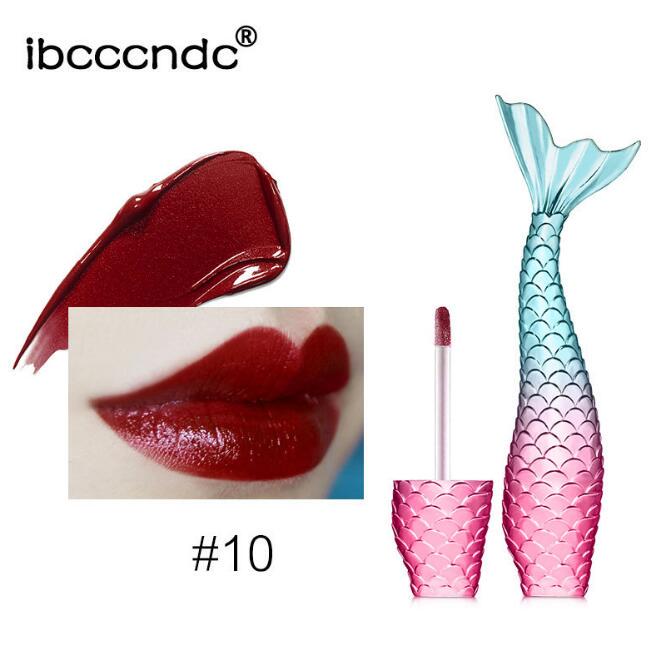 

Liquid Crystal Glow Mermaid Lip Gloss Lip Tattoo Lipstick Makeup Mermaid Pigment Glitter Lip Gloss #10