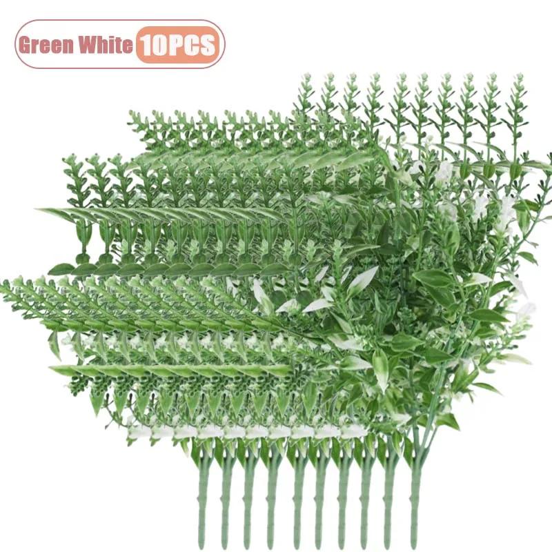 1-10PCS Lavender Artificial Flowers Faux Plants Greenery Wedding Celebration Home Decor Accessories Ornaments Arrangements