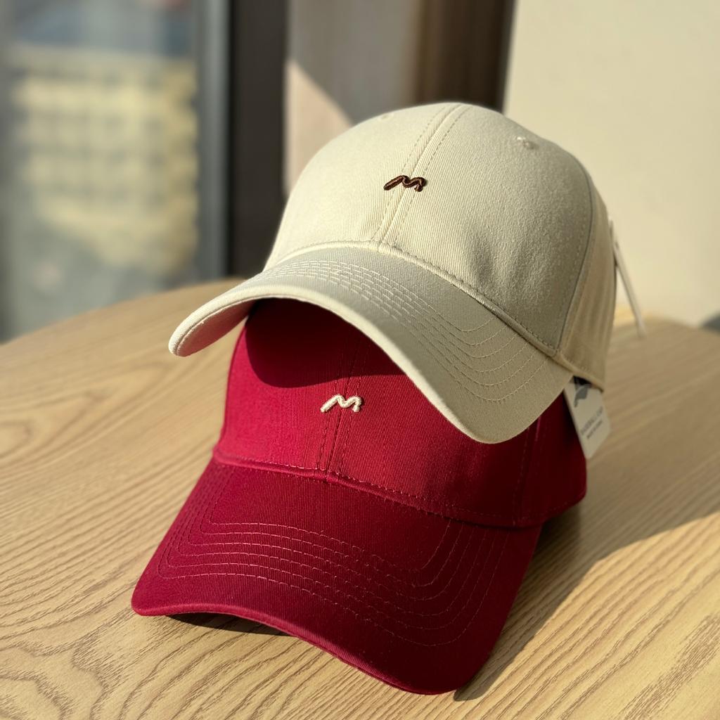 Korean-style new simple letter-embroidered hard-top baseball cap for women, fashionable and versatile street-style trendy sun-shading cap