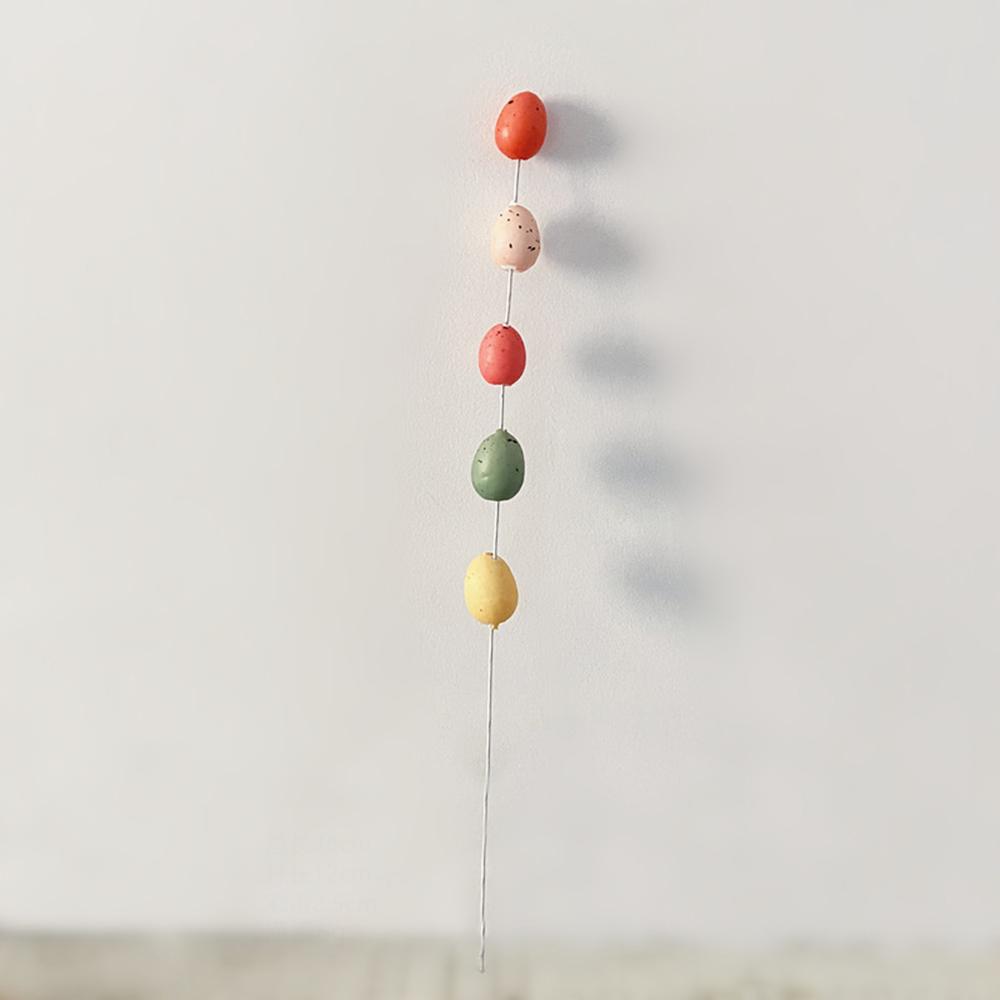 

Гілка дерева з великодніми яйцями Пластиковий домашній декор Великодня прикраса Пінопласт DIY Розпис Пінопластові яйця-кролики Для домашніх прикрас На Великдень