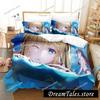Bikini Saekano How To Raise A Boring Girlfriend Bedding Set Cartoon Anime Three-piece Set Adult Kid Bedroom Duvet Cover Sets741