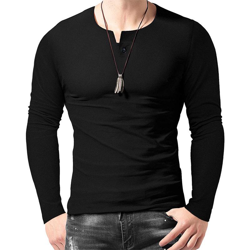 Men'S Clothing, Men'S Long-Sleeved Autumn And Winter T-Shirts, Customized Large-Size Clothing.