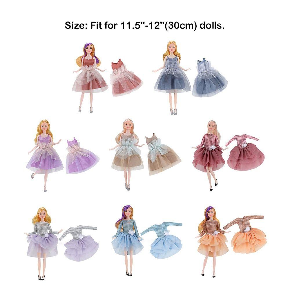 Casual Wears Doll Princess Mesh Dresses Suit for 30cm Doll/for 1/6 BJD Dolls/for 11.5" Dolls
