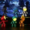 Bewegliches Roboter-Nachtlicht LED Flexibler Arm Kabellos Tragbar Deko Schreibtischlampe mit für Büro
