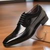 Wenzhou foreign trade summer men's shoes British style retro engraved men's business leather shoes men's high-end formal wedding shoes