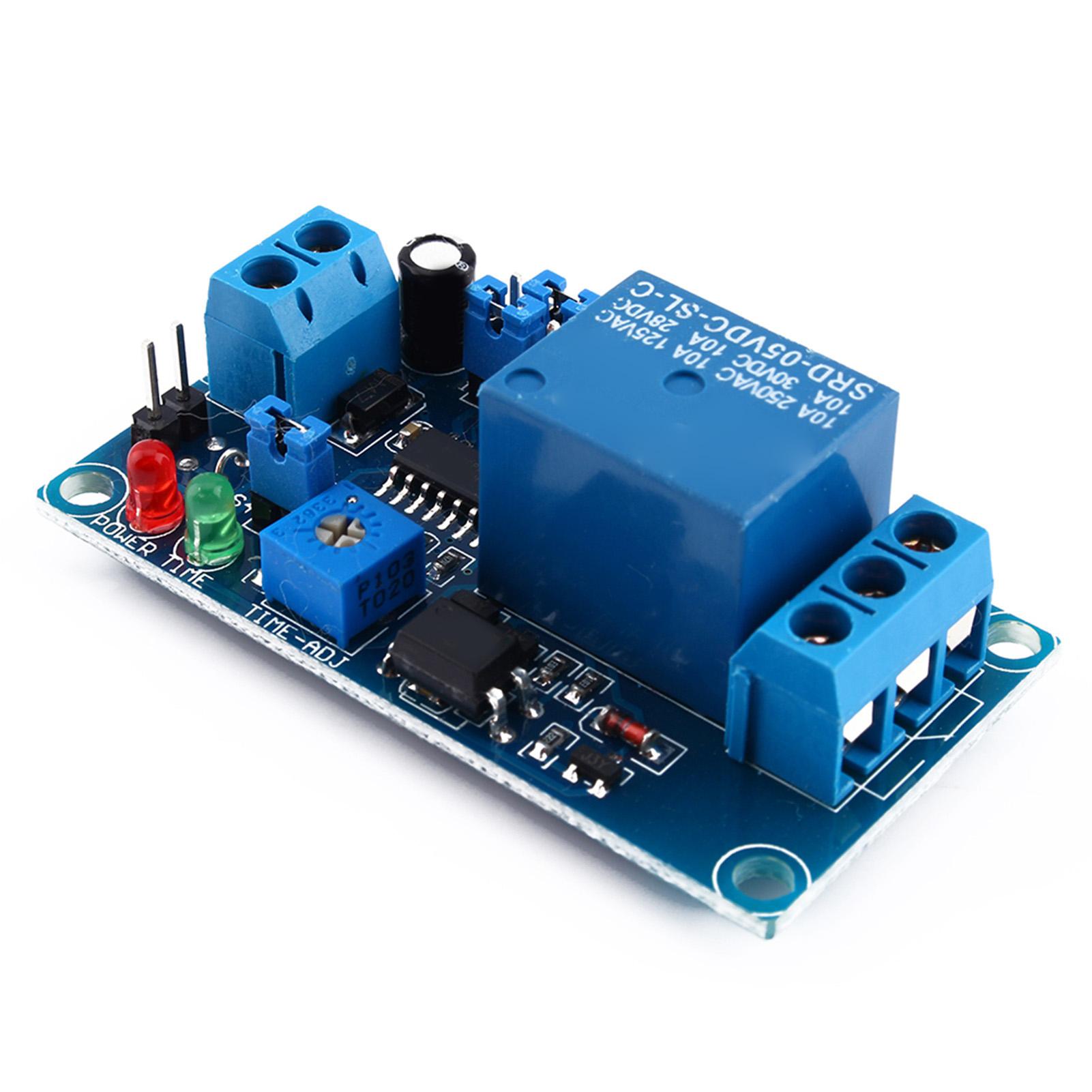 Nieuw DC 5V Instelbare Vertraging Timer Relais Vertraging Timer Module Schakelaar Aan Uit