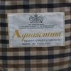 Aquascutum 80s Made in England Old Stainless collar coat 36 Navy Packable Men's Used