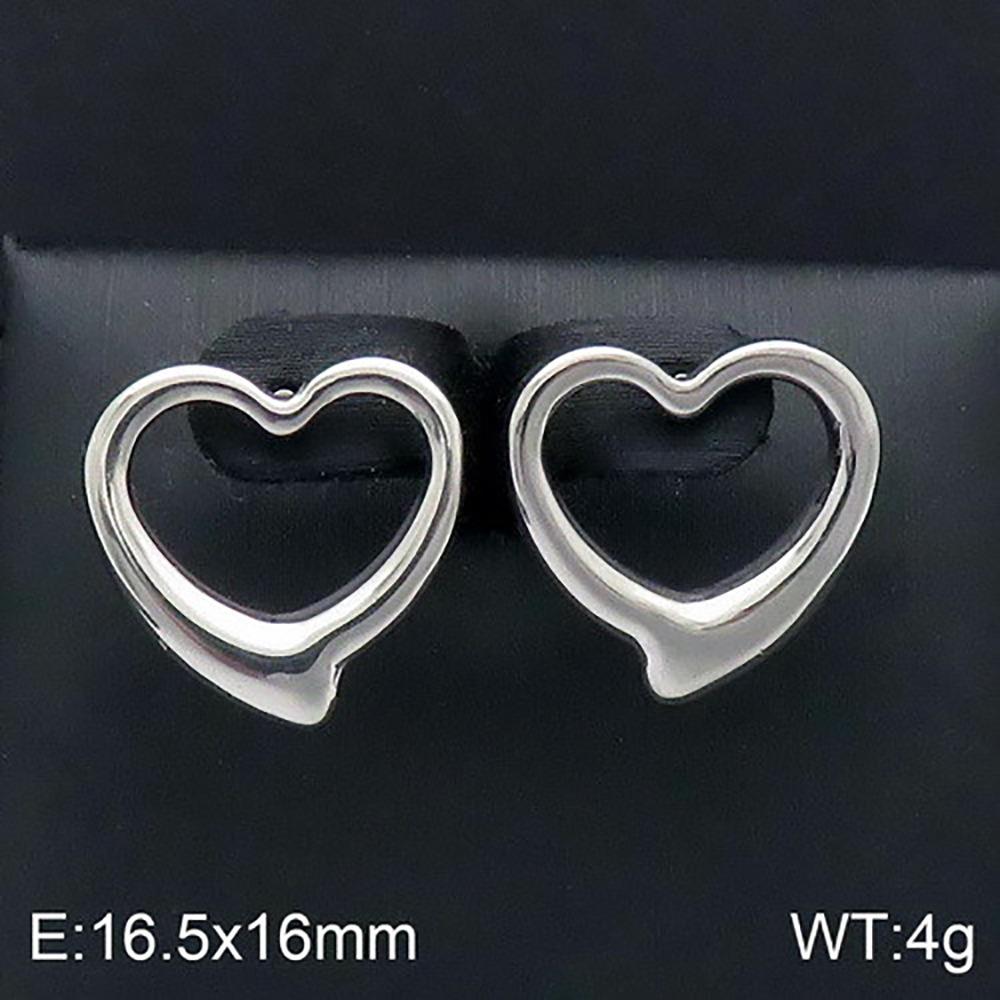 Stainless Steel Heart Necklace Polished Metal Bracelet Bangle Chain Bangle Anniversary Gift
