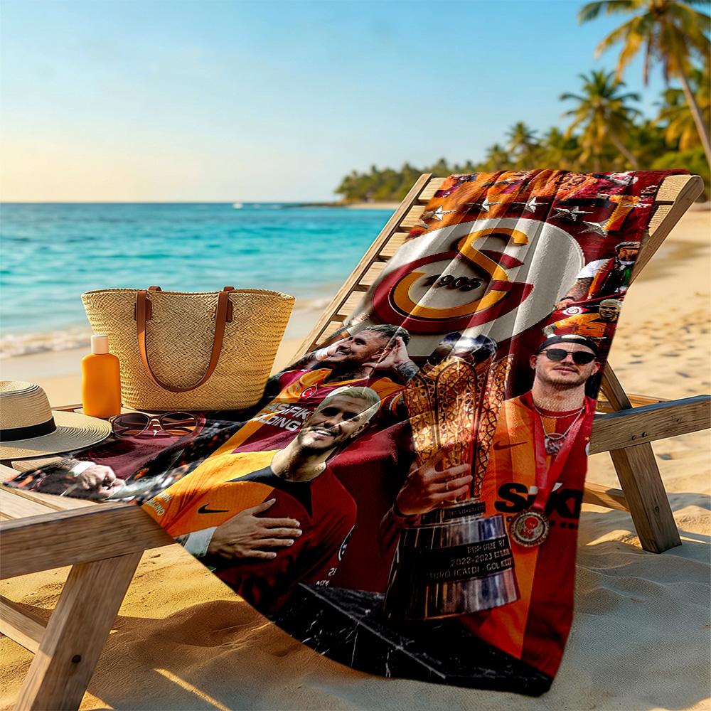 Galatasaray Beach Towel Soft Durable Quick-Dry Comfortable Lightweight