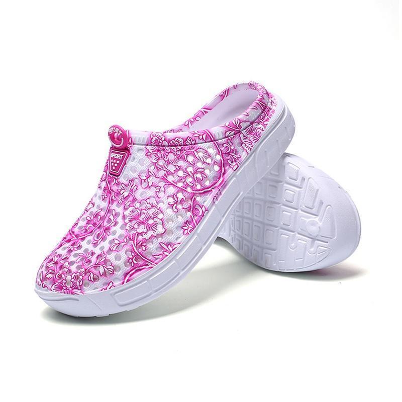 Stylish Women's Summer Garden Wooden Bathroom Slippers For Beach And Home
