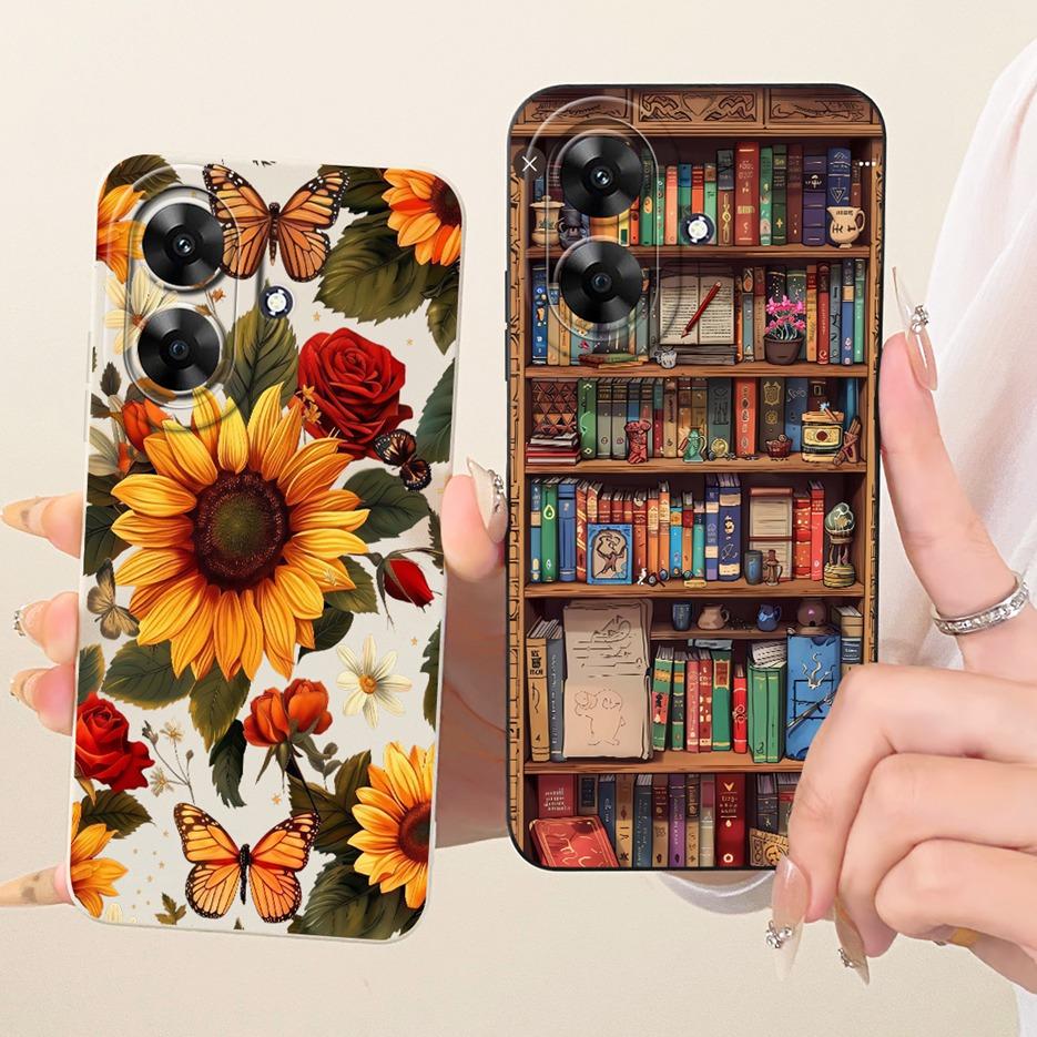 Für Realme Note 60 60X Hülle RMX3933 Niedliche Katze Lustige Cartoon Hülle Weiche Silikonhülle Für Realme Narzo N61 Note 60X Note60 X Hülle