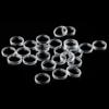 100pcs Coin Capsule Commemorative Transparent Plastic Small Round Supplies