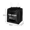 40L Solar Heated Outdoor Shower Bag - Waterproof PVC for Camping and Bathing