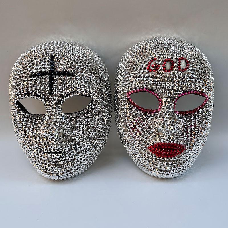 Fancy Rhinestone Masquerade Mask Halloween Christmas Party Sparkly Eye Costume Events