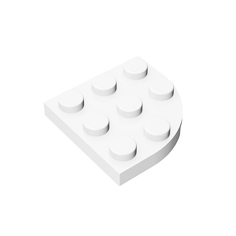 Non-Toxic Moc 10Pcs 30357 Round Corner 3X3 Building Blocks Kit High-Tech Plate Bricks Particle Puzzle Diy Toys Children Birthday Kid Gift