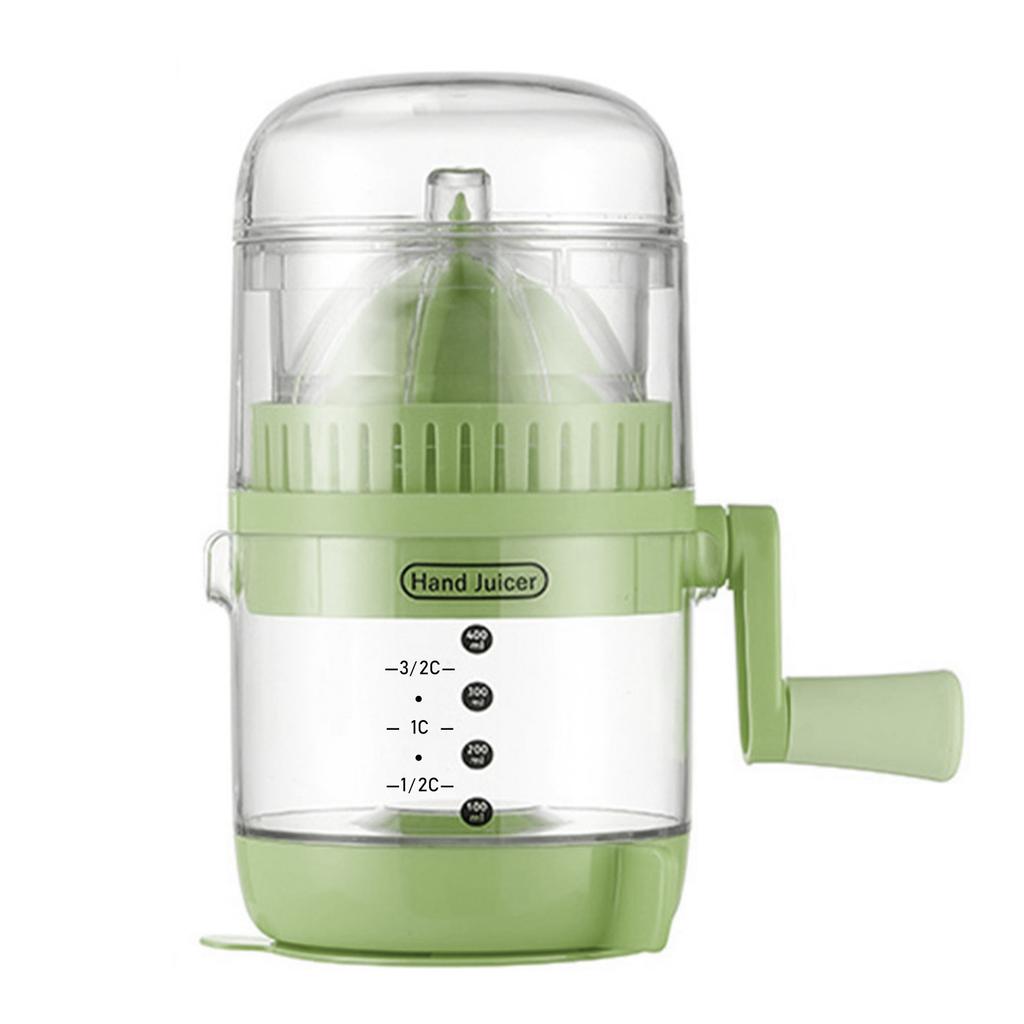 Manual Juicer with Lid Oranges Lemons Grapefruits Squeezer Tool Non Slip Suction Base Juices Extractor for Home Camping Travel Outdoor