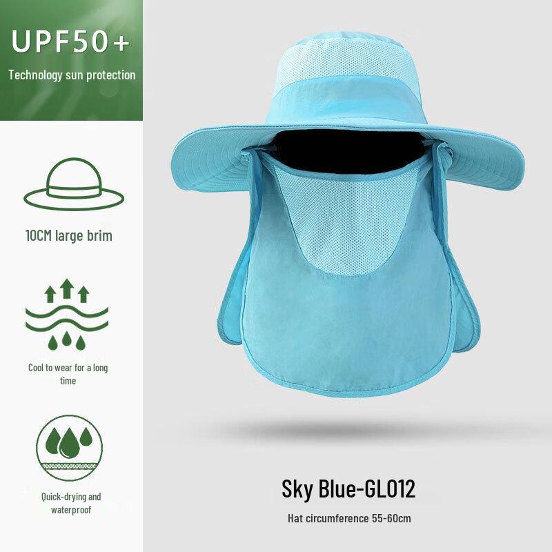 Senwai Outdoor Sun Protection Hat with Face Mask