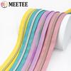 1/2/3/4/5M Meetee 5# Nylon Zipper Tapes Decor Rainbow Teeth Zips for Pocket Handbag DIY Coat Zip Repair Kit Sewing Accessories