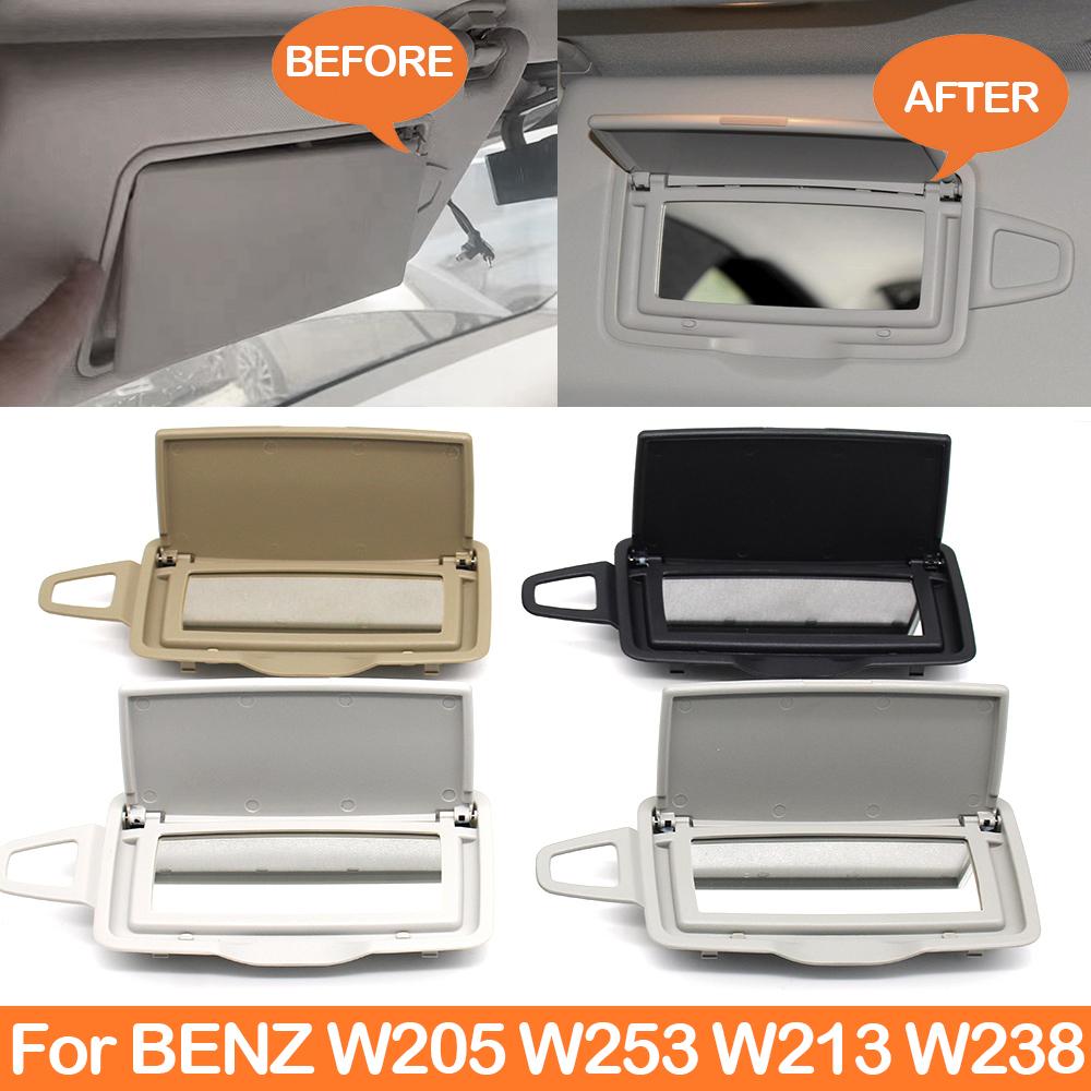 Car Sunshade Sun Visor Glass Cover Makeup Mirror Holder Panel For Mercedes Benz C E GLC Class W205 W213 W238 W253 2058107204