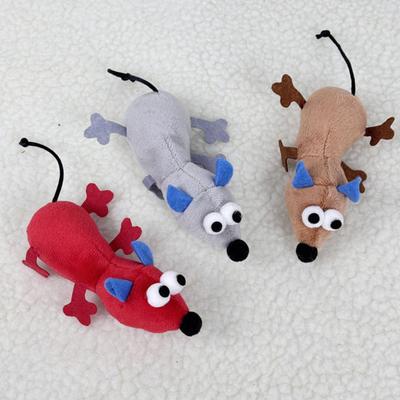 Yousheng Plush Catnip Mice Toy Realistic Mouse Shaped Cat Bite Toy Interactive Stuffed Small Rat Toy for Kitten Indoor Cats