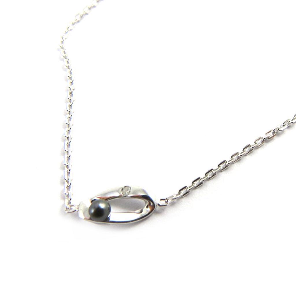 Altesse [M1129] - Silver Bracelet 'Pearl Beauty' Silver Gray