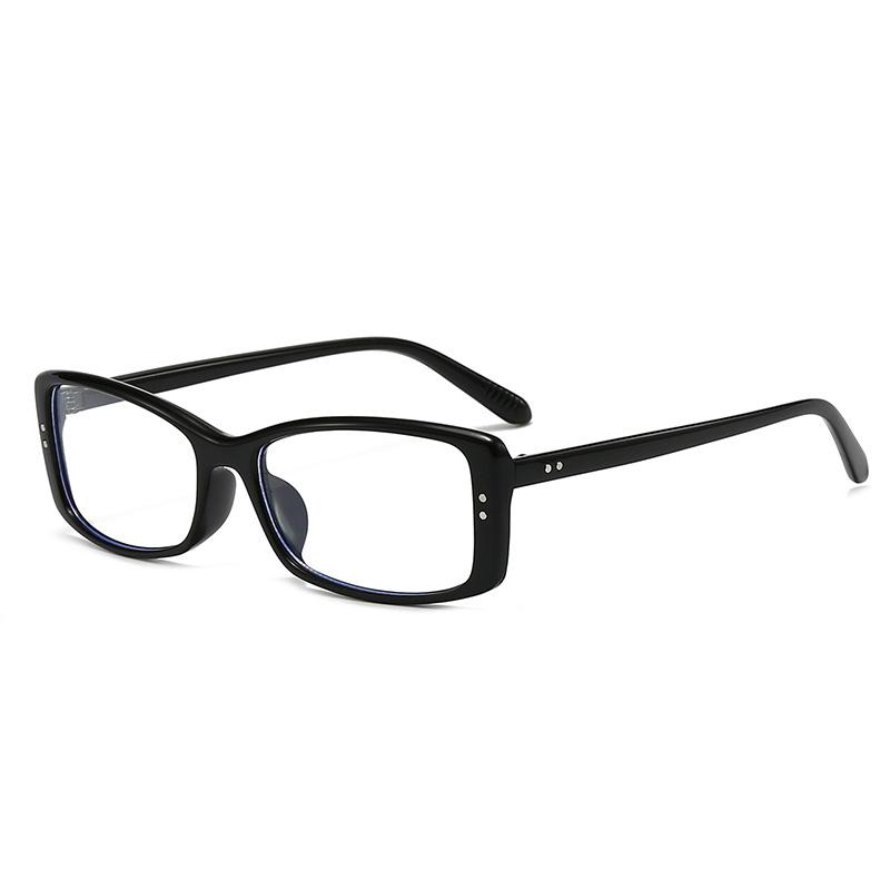 New personalized rectangular black sunglasses women's European and American trend sunglasses high-end fashion hot-selling glasses
