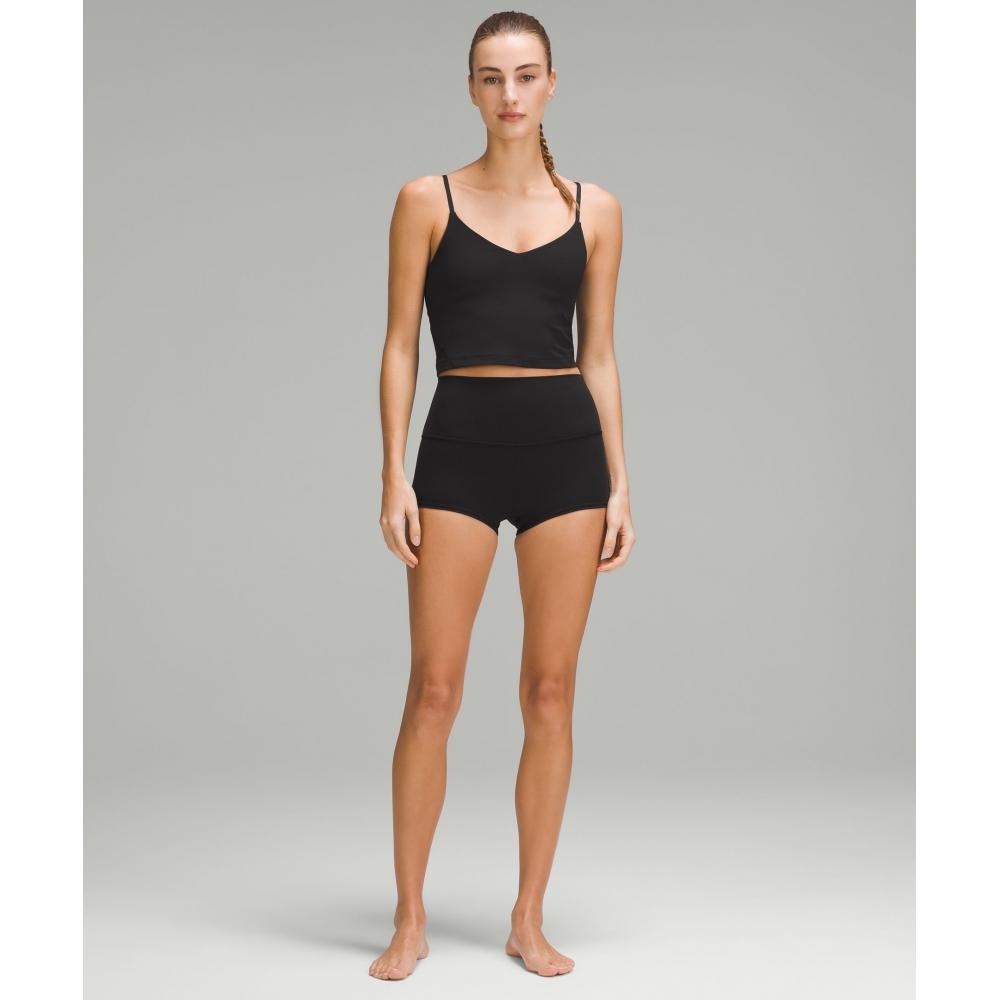 Lululemon Align  Cropped CAmi TAnk Top  Light Support  A B Cup BlAck