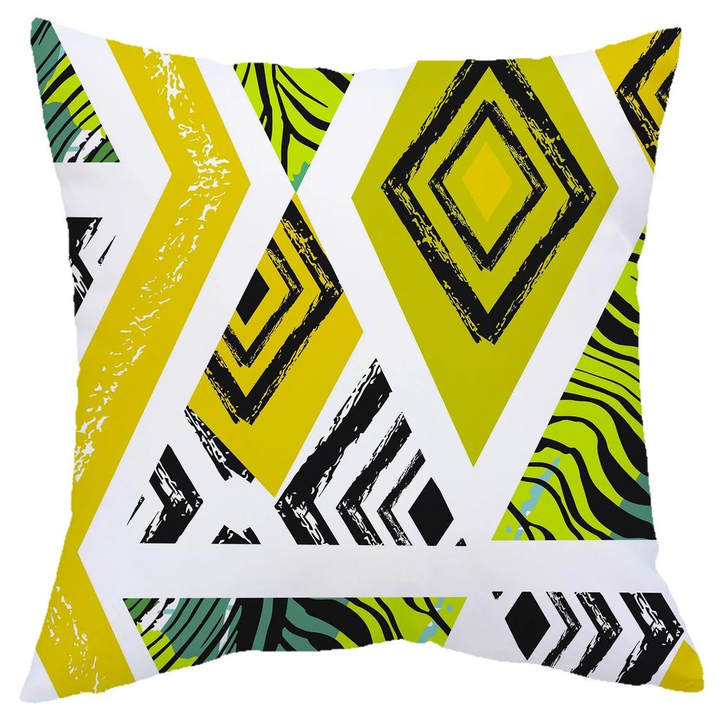 Tropical Plant Decorative Pillowcase Living Room Office Home Pillowcase Car Ornaments