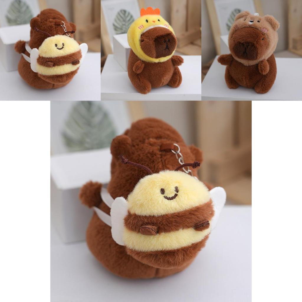 Soft And Cuddly Capybara Plush Toy Keychain Perfect For Bags With Cute Designs And Adorable Features