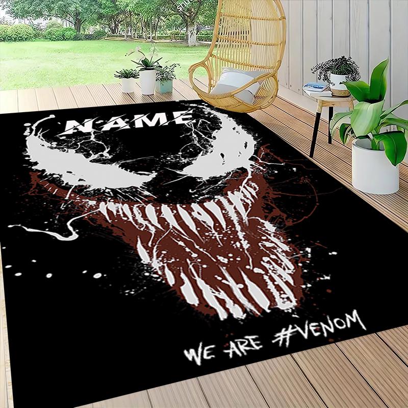 Custom Name "Spider-Man: Web Heroes" Carpet Rug Customizable Soft Washable Anti-Slip Home Living Room Sofa Mats Personalized Rug. 090916