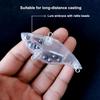 15PCS Fishing Blanks Lures Kit - DIY Topwater Swimbait & Crankbait Set for Bass, Salmon, Trout - Ideal for Saltwater Freshwater Fishing,Transparent