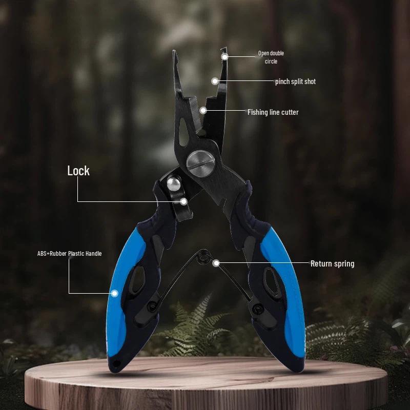 Compact Stainless Steel Multi-functional Fishing Pliers and Fish Gripper