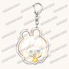 Süße Game Cookie Chibis Schlüsselanhänger für Accessoires Tasche Schatten Milch Reine Vanille Granatapfel Schlüsselringe Schmuck Fans Freunde Geschenke
