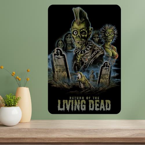 Return of the Living Dead Classic Movie Metal Poster Sign 20x30cm(7.8x11.8inch)