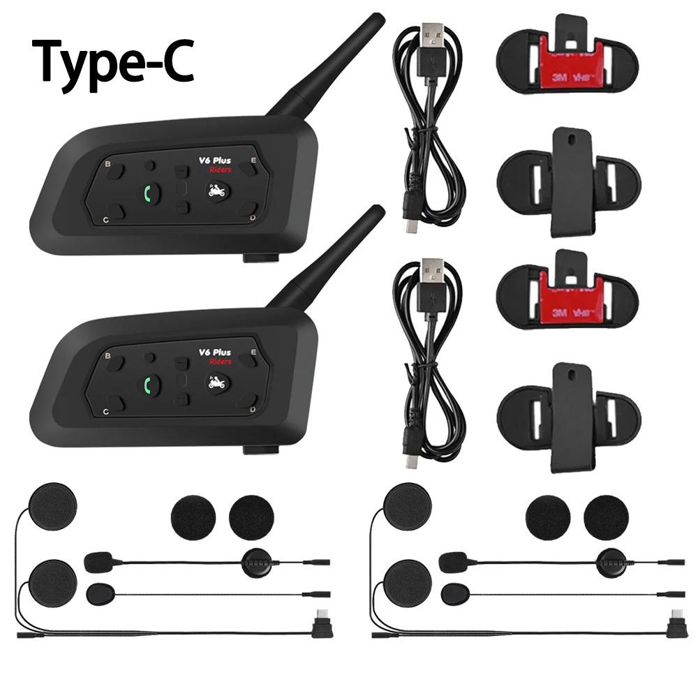 

2 шт. мотоциклетная гарнитура Bluetooth5.1 для шлема, интерком для мотоцикла на 6 мотоциклистов, водонепроницаемая, IPX7, MP3, аксессуары для мотоцикла