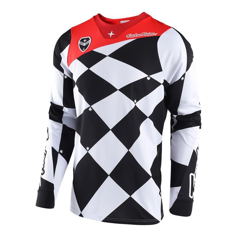 Abbigliamento Downhill TroyLee Designs Maglia da Ciclismo a Manica Lunga T-shirt da Uomo Moto da Cross per Esterni