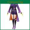 Escape Night Silent Girl Purple Cosplay Costume For Game Conventions And Events