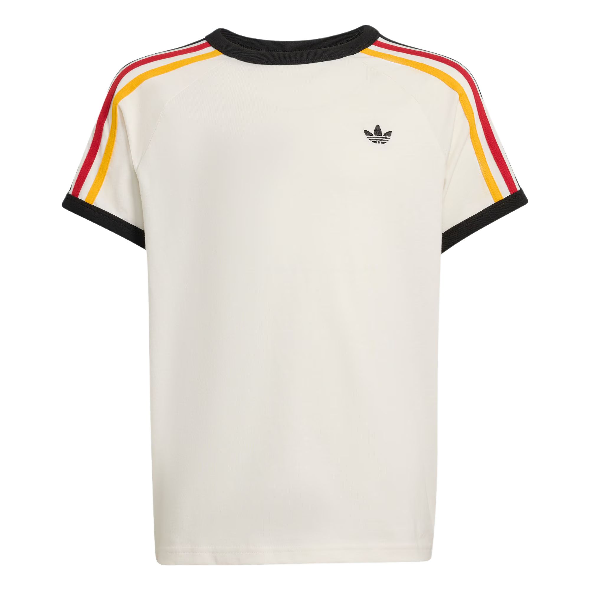 Adidas Originals 3 Stripes Crew Neck Cotton Sports Short Sleeve T-Shirt Kids Tops KQ8369 128