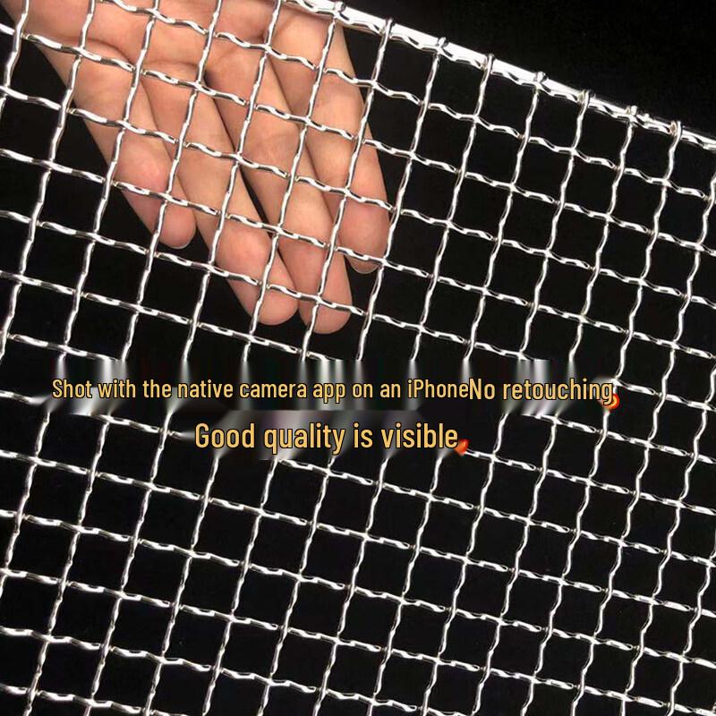 Rectangular Stainless Steel BBQ Grill Net