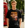 2026 New Angryginge T-Shirt with Ginger Hair And Angry Face Print Casual Round Neck Soft Top Machine Washable Short Sleeve Tee for Everyday Outfit