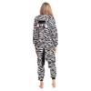 Piżama damska kombinezon kigurumi onesie strój zebra biało czarna 175-185 xl