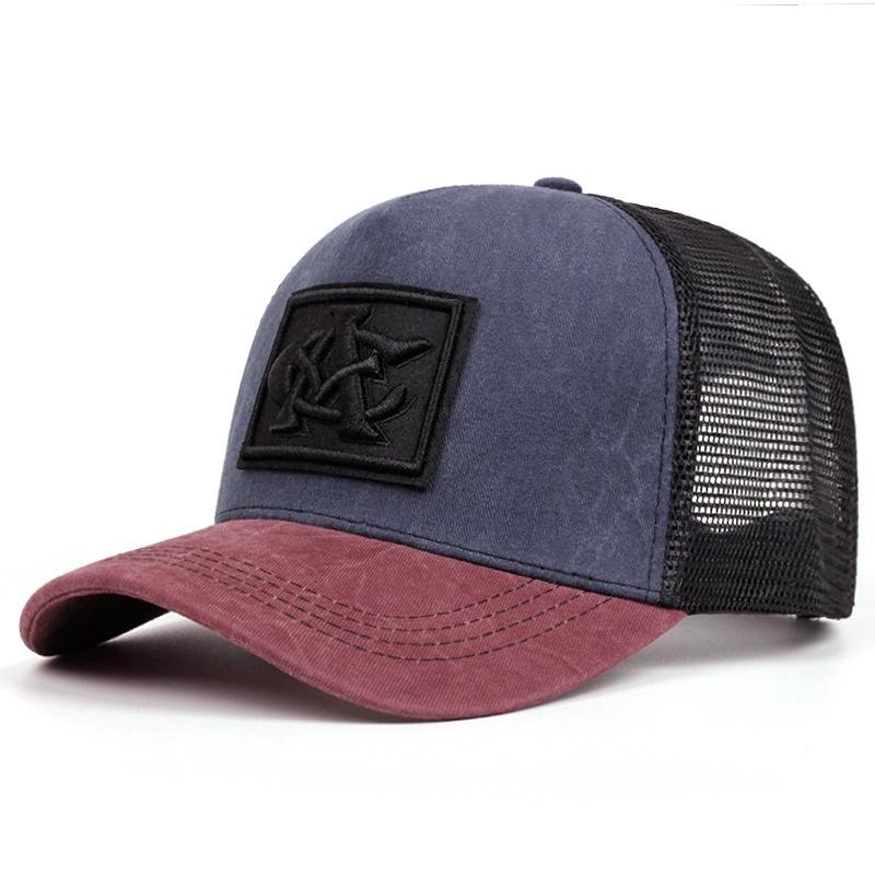 Fashion Unisex CA Letter Embroidery Hip-Hop Hats Spring and Autumn Outdoor Adjustable Casual Baseball Caps Sunscreen Hat